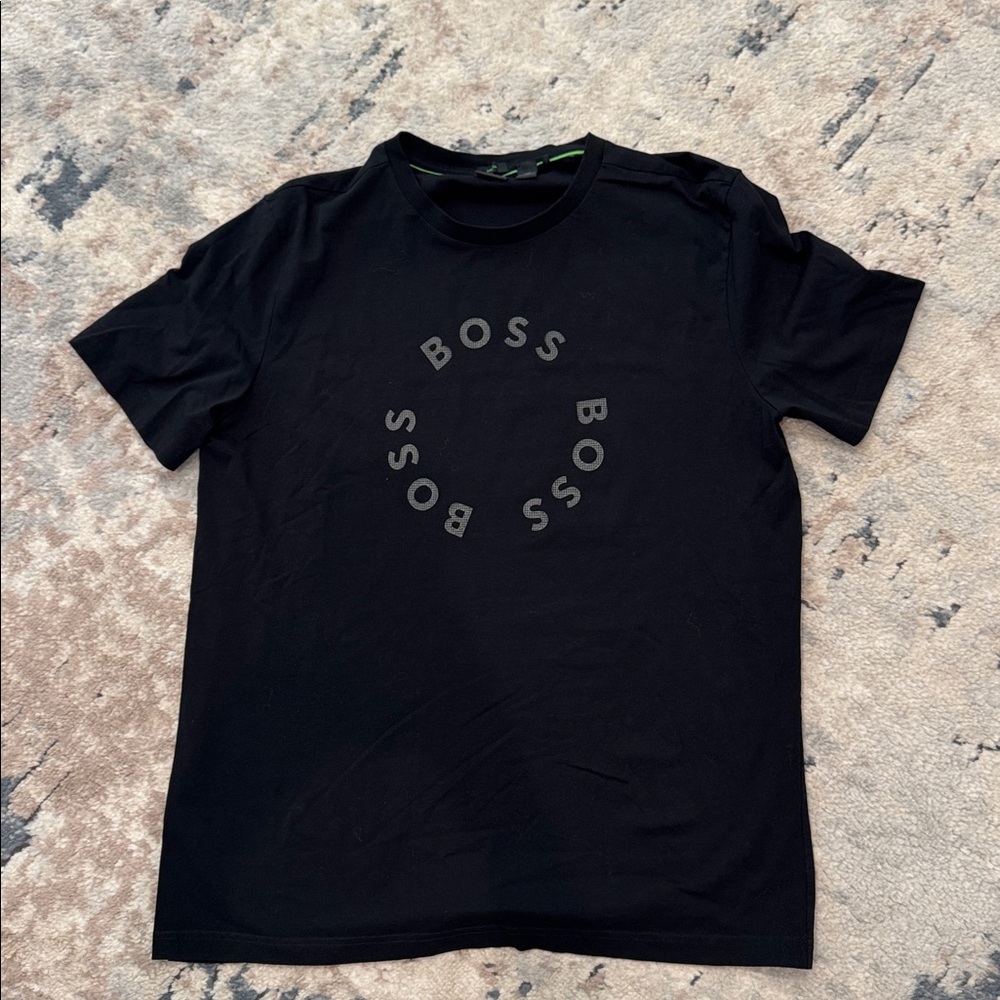 Boss Black T-Shirt with Circular Logo